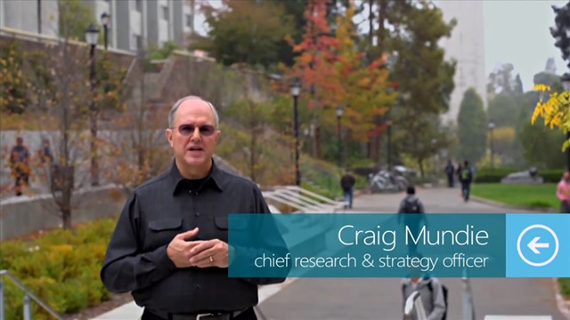 微软首席研究战略官 Craig Mundie 将于 2014 年退休