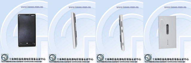诺基亚 Lumia 920T 获中国工信部入网许可，内部员工价格披露