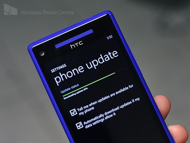 微软首个 WP8 OTA 更新已经开始向 HTC 8X 推送