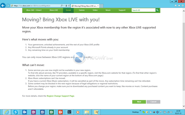 微软正测试自助 Xbox LIVE 帐号国家迁移服务