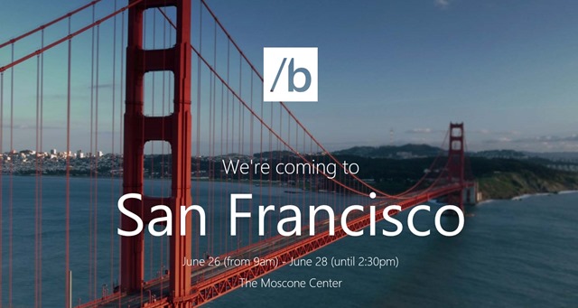 微软宣布 Build 2013 会议：6 月底，旧金山