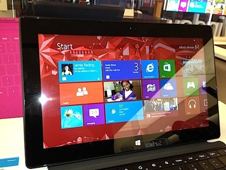 微软零售店内 Surface Pro 体验