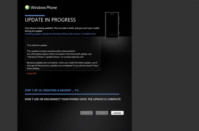 微软推送新 Windows Phone 7.8 更新，Build 8862 开始推送