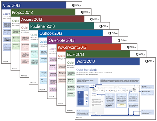 微软发布全套 Office 2013 快速入门指南