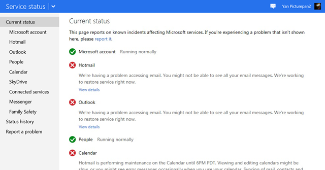 微软官方解释 Hotmail/Outlook.com 12 日故障原因