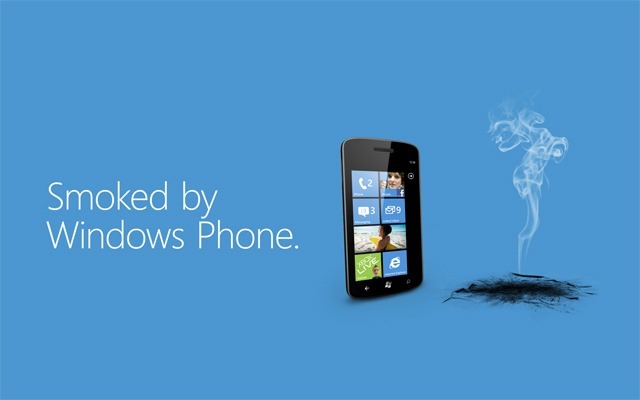 Smoked by Windows Phone 广告登陆电视，最新挑战目标三星 Galaxy S3