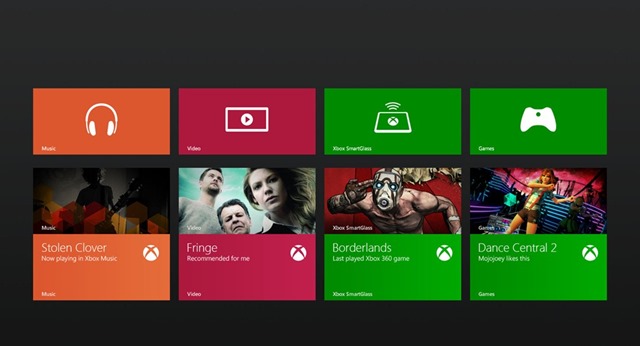 Windows 8.1 Xbox 游戏和视频应用小幅更新