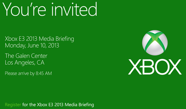 微软 Xbox E3 2013 发布会视频直播预告