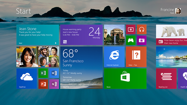 微软正式确认开始按钮加入 Windows 8.1