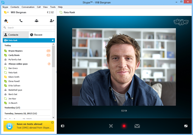 Skype 桌面版推出视频消息，Windows 8 版即将到来
