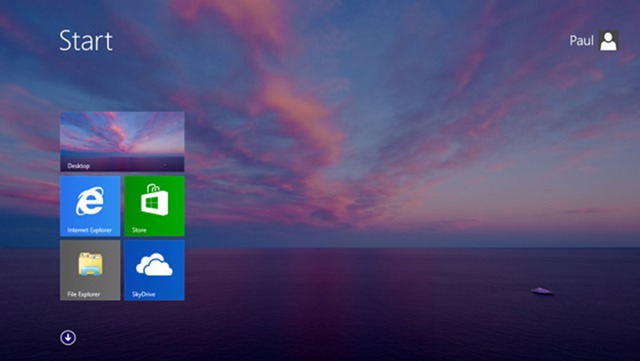 Windows 8.1 开始按钮、开始屏幕更多细节曝光