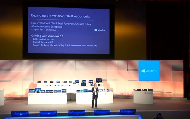 Windows 8.1 优化小平板体验，完全纵向模式支持