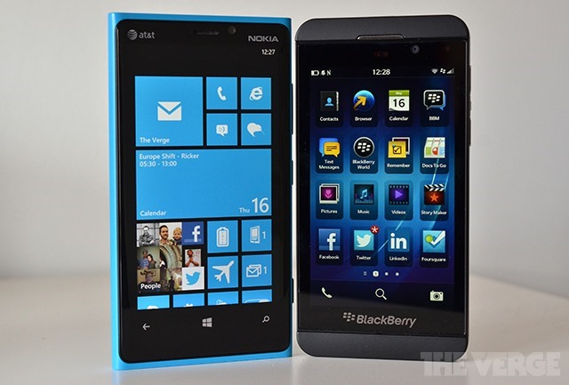 最新季度，Windows Phone 设备出货量超 BlackBerry 成为智能手机第三