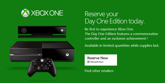 Xbox One 亚洲地区上市推迟至 2014 年底