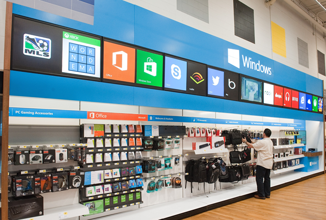首家微软 Best Buy 店中店 Windows Store 明日开业