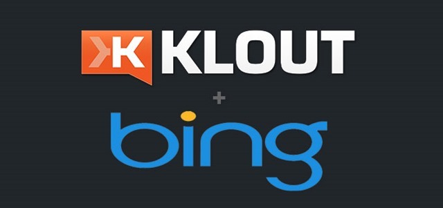 Bing 搜索已成为 Klout 影响力指数信号之一