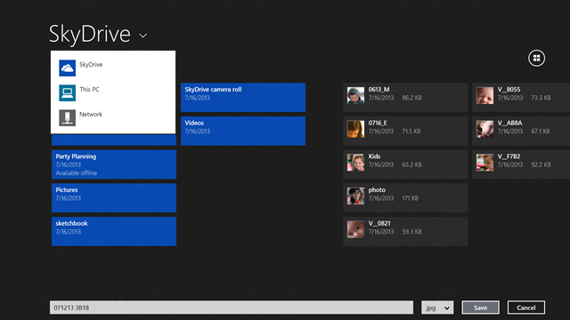 微软谈 Windows 8.1 内 SkyDrive 整合