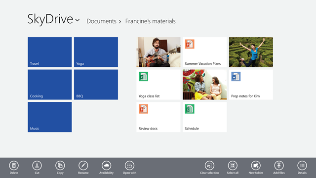 微软谈 Windows 8.1 内置 SkyDrive 工程