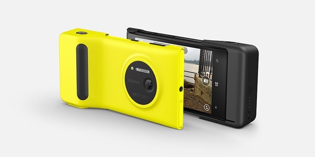 微软零售店购买 Lumia 1020 赠送相机手柄配件