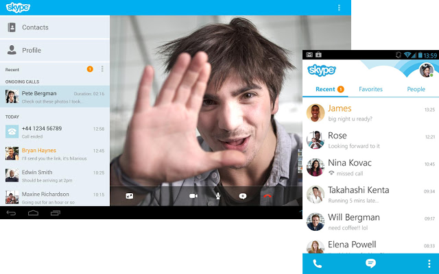 Android 版 Skype 推出重大更新，达 1 亿安装量