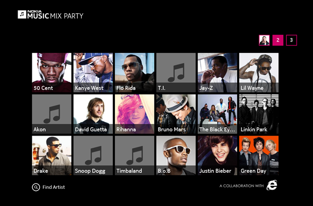 诺基亚音乐联合微软 IE 推出 Mix Party 音乐体验