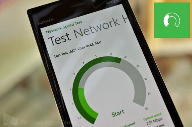微软发布 WP8 网速测试应用 Network Speed Test