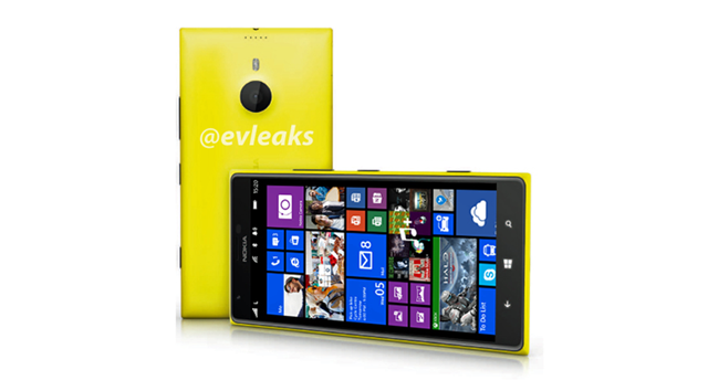 诺基亚 Lumia 1520 渲染图泄漏