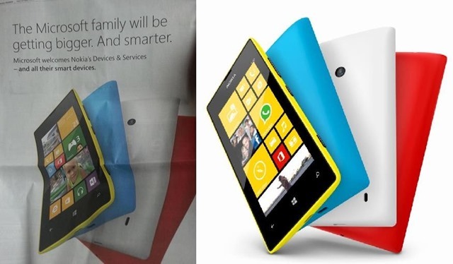微软广告中移除 Lumia 520 诺基亚标志