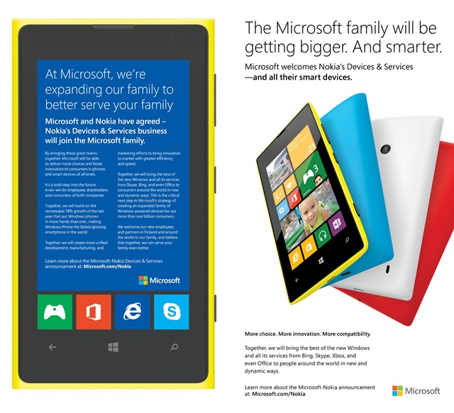 微软广告中移除 Lumia 520 诺基亚标志