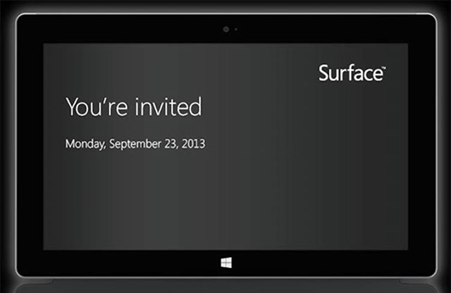 微软 Surface 2 发布会：9 月 23 日，纽约