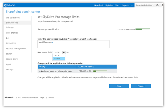 SkyDrive Pro 存储扩容至 25GB，功能更新