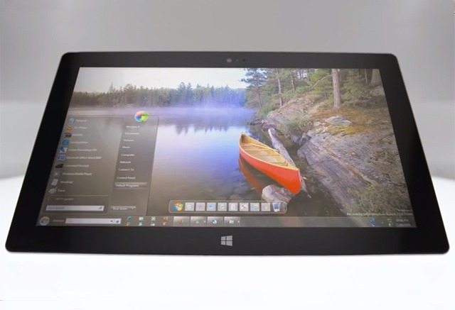 Surface 2 宣传片意外出现 Windows 8“开始菜单”