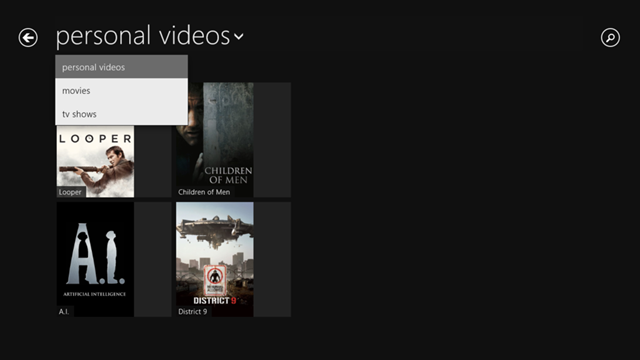 Windows 8.1 版 Xbox Video 低调更新界面
