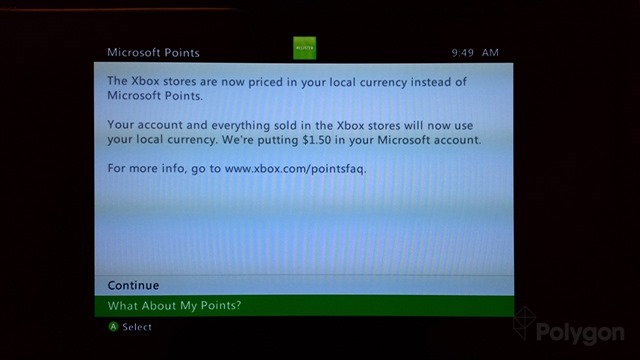 Xbox 360 2013 更新正式推送，放弃 MS Points