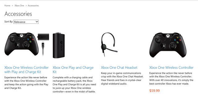 Xbox One 官方配件接受预订，无线手柄 $60