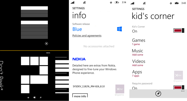 疑似 Windows Phone 8.1 新截图和按键功能曝光