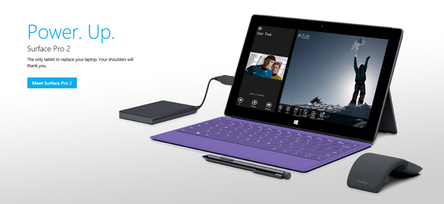 微软发布 Surface Pro 2 固件和驱动包