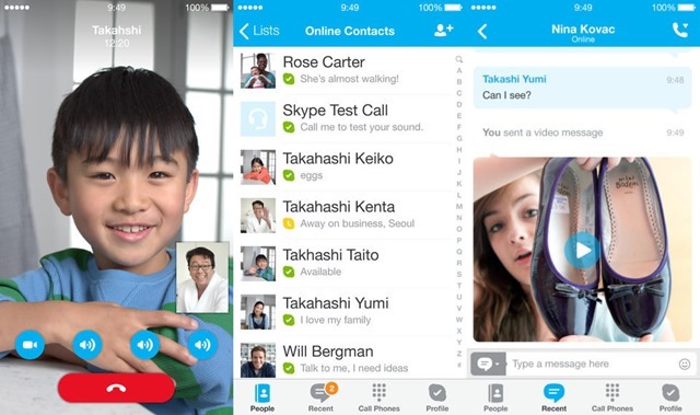 iOS 版 Skype 更新改进消息通知推送