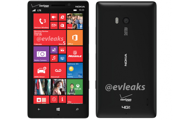 Verizon 新机诺基亚 Lumia 929 渲染图泄漏