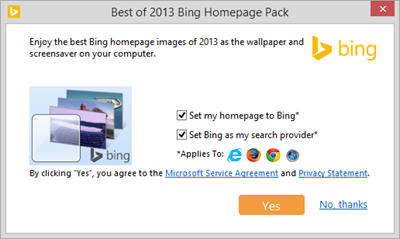 微软发布必应 Bing 2013 年年终壁纸精选包