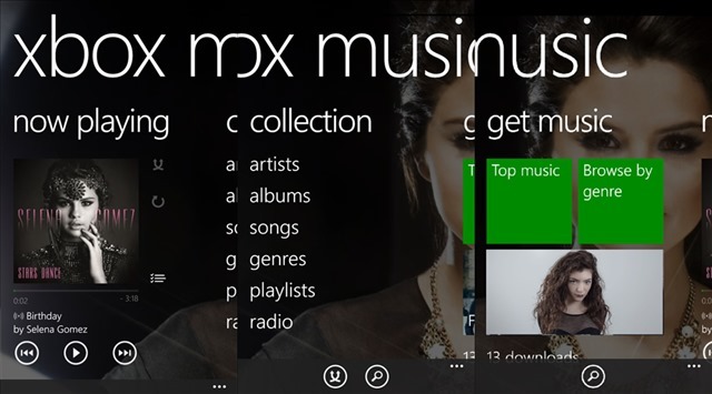 WP8.1 版 Xbox Music 更新支持 Cortana