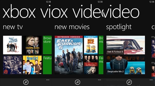 微软发布 WP8 版 Xbox Music 和 Xbox Video 独立应用