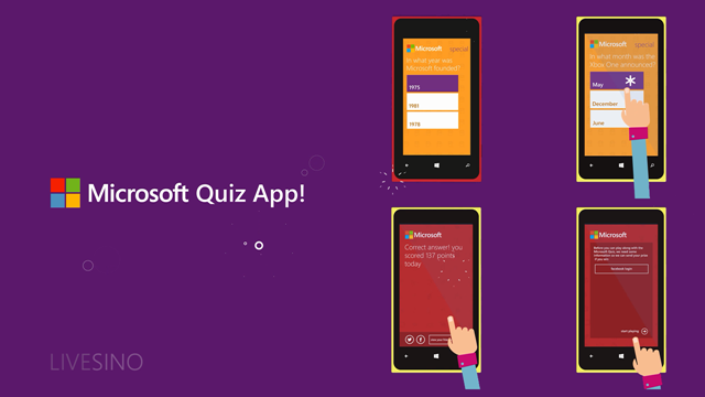 微软欧洲宣布测验拿奖品活动应用 Quiz 即将到来