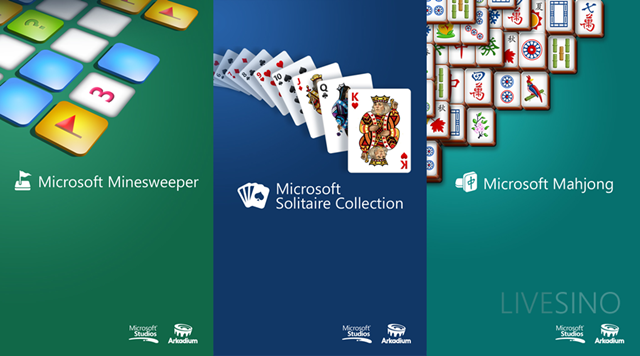 微软发布 WP8 版扫雷、纸牌和麻将 Xbox LIVE 游戏