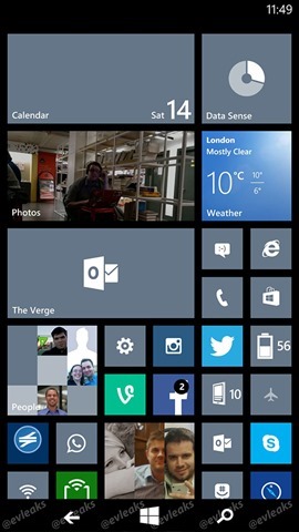 Windows Phone 8.1 屏幕虚拟键截图泄露