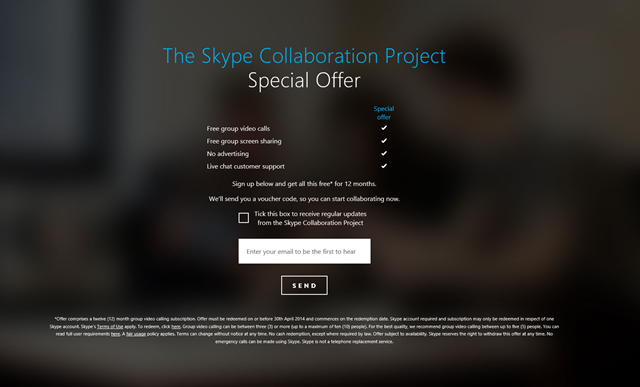 微软赠送 Skype Premium 高级订阅 1 年