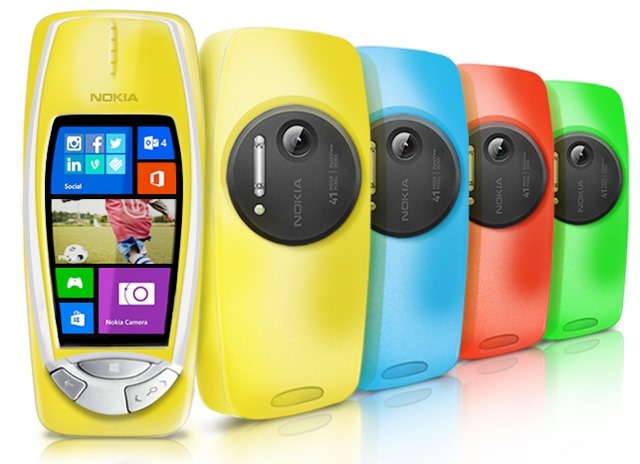 诺基亚 4100 万像素新 PureView 手机 Nokia 3310 