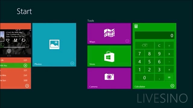 微软展示可操作 Windows Live Tiles 动态磁贴