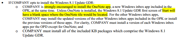 微软建议 OEM 在 Windows 8.1 Update 内置 OneNote
