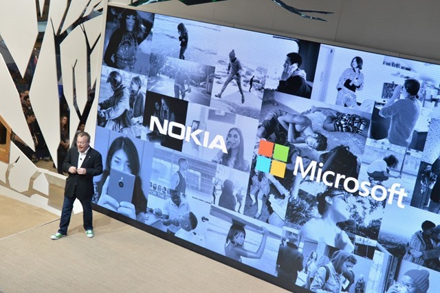 诺基亚 MWC 2014 发布会 2 分钟视频剪辑，39 次提及微软